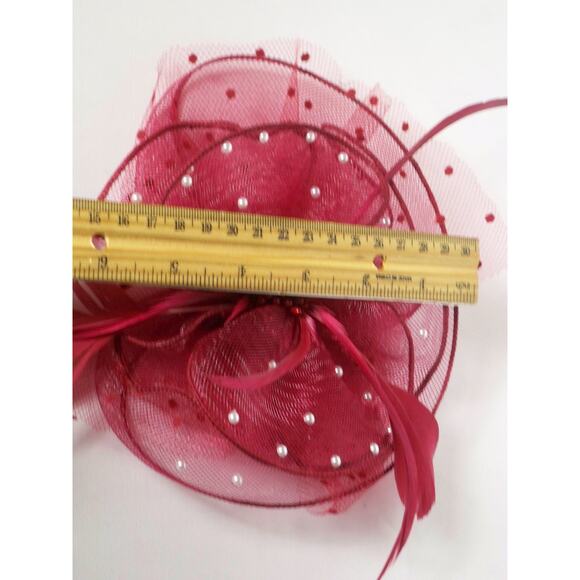 English hat mesh hat Kentucky Derby fascinator headpiece hat - Picture 9 of 9